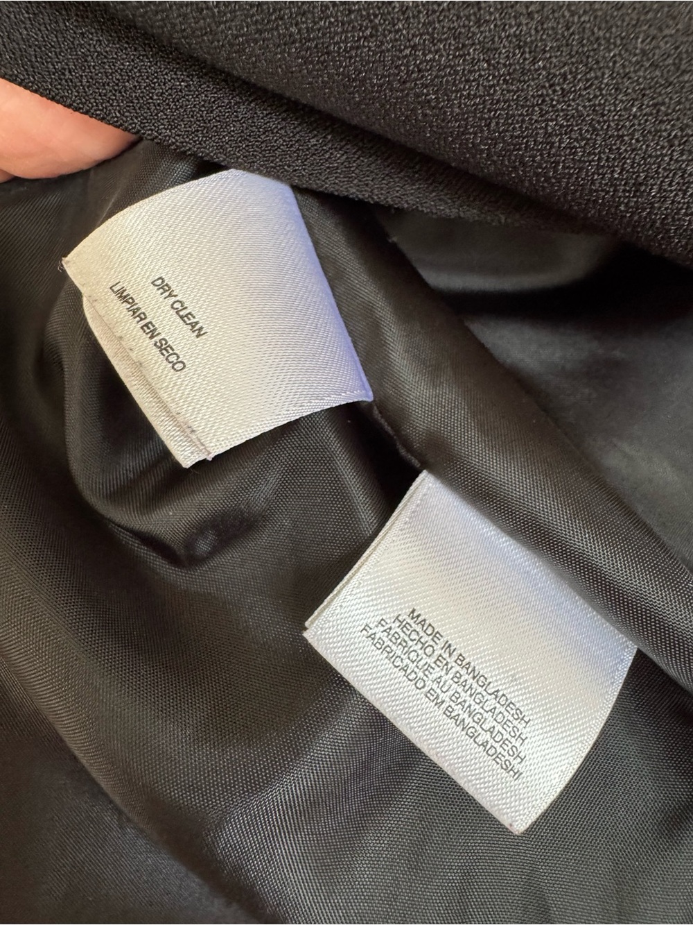 Kasper Black Open-Front Draped Blazer - Picture 3 of 4
